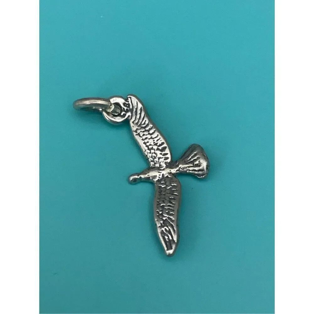 Seagull Sterling Silver Jewelry Charm #beach #bird